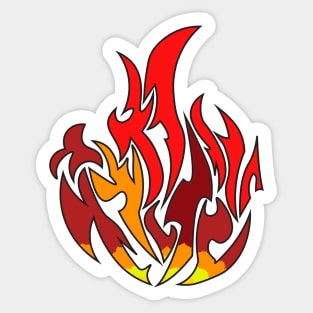 Dauntless flame divergent Sticker